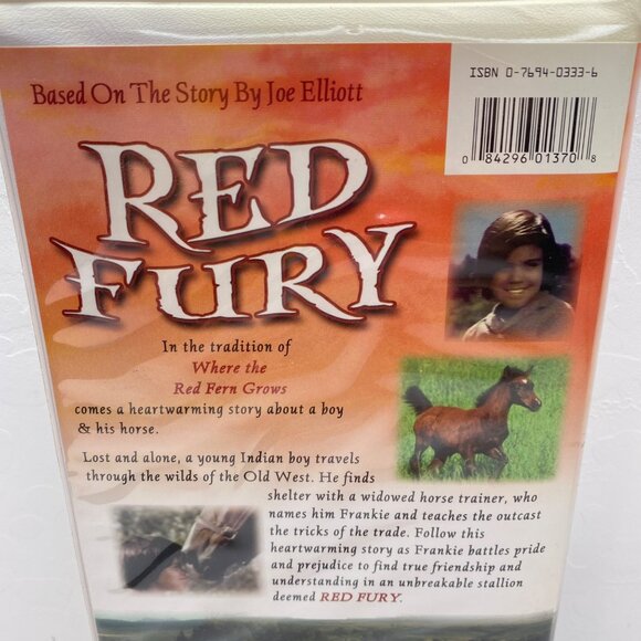 Vintage Red Fury Film VHS Tape Clamshell Case Based On Story By Joe Elliott - Picture 3 of 9